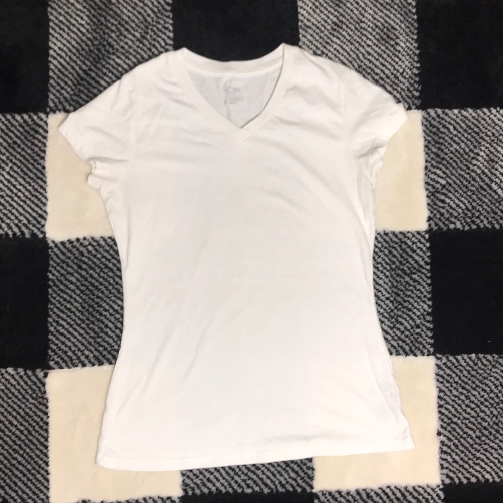 White athletic shirt
